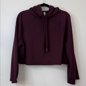 Athleta Deep Burgundy Hoodie